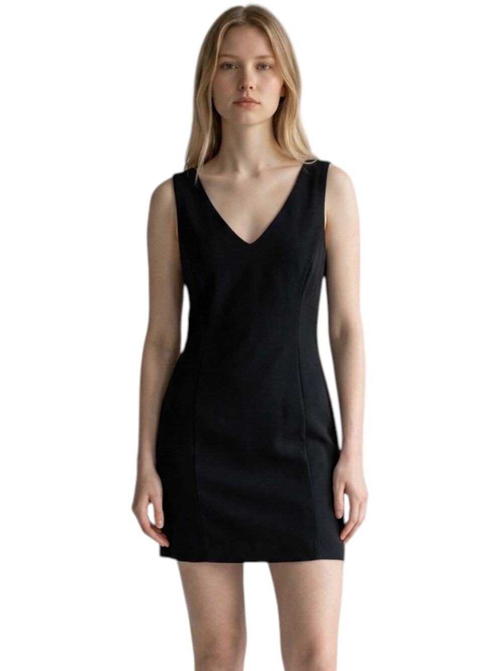 Vintage 90's Y2K RAMPAGE Black Short A Line  Dress Small 4/6